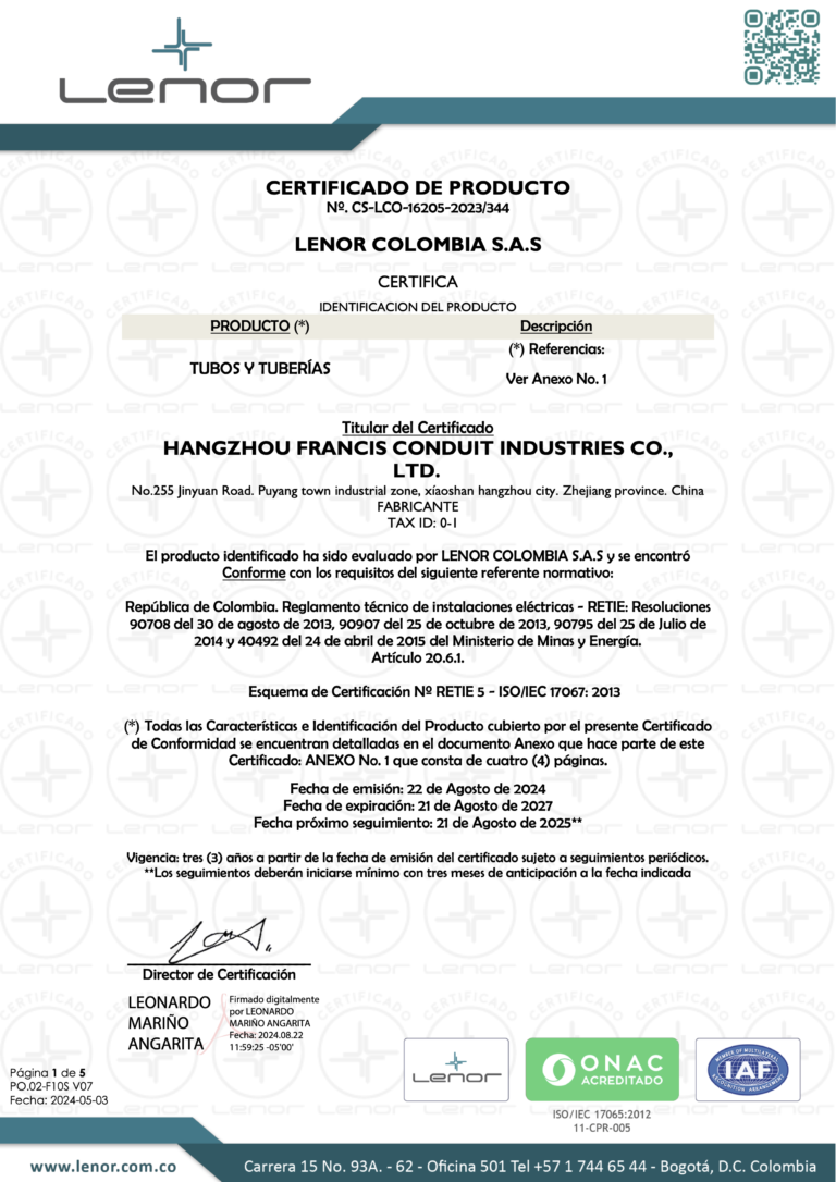 RETIE Product Certification