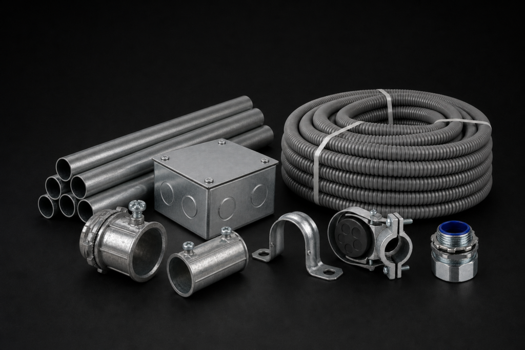 IEC 61386 Standard products, EMT TUBO, Flexible conduit, tubo connector, SEC certificates